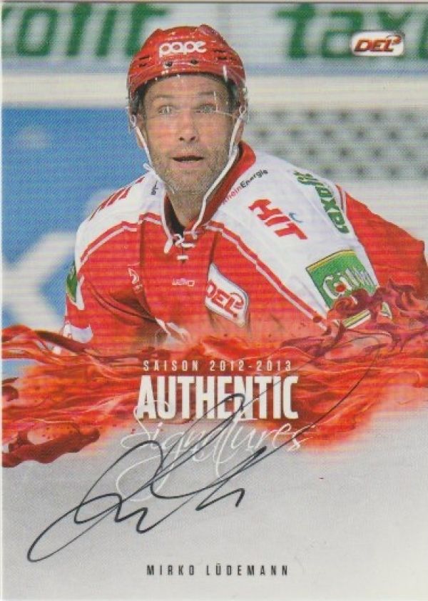 DEL 2012-13 CityPress Signature - No SG15 - Mirko Lüdemann