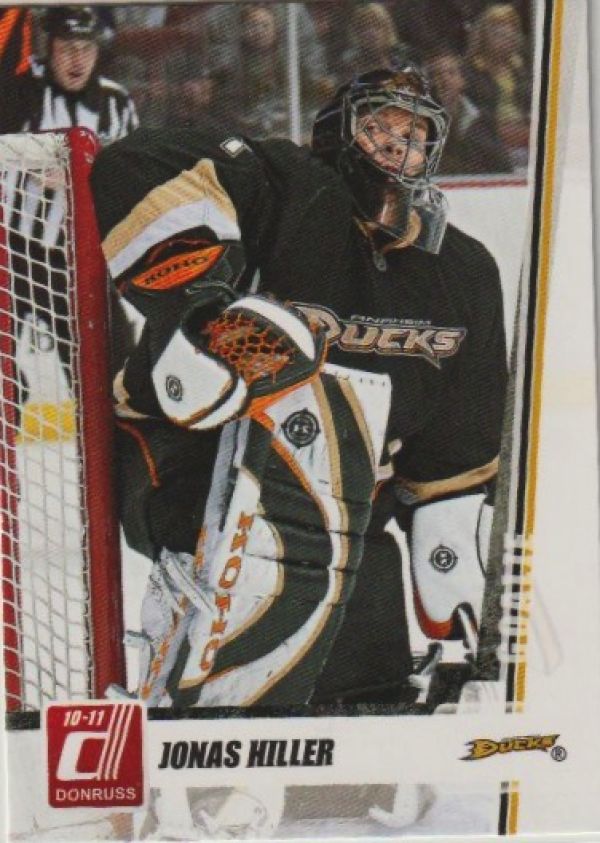 NHL 2010-11 Donruss - No. 232 - Jonas Hiller