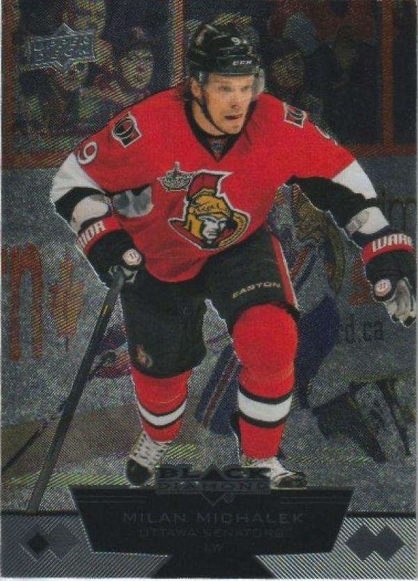 NHL 2012-13 Black Diamond - No. 72 - Milan Michalek