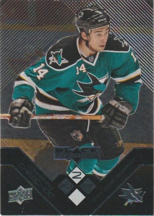 NHL 2008-09 Black Diamond - No 122 - Jonathan Cheechoo