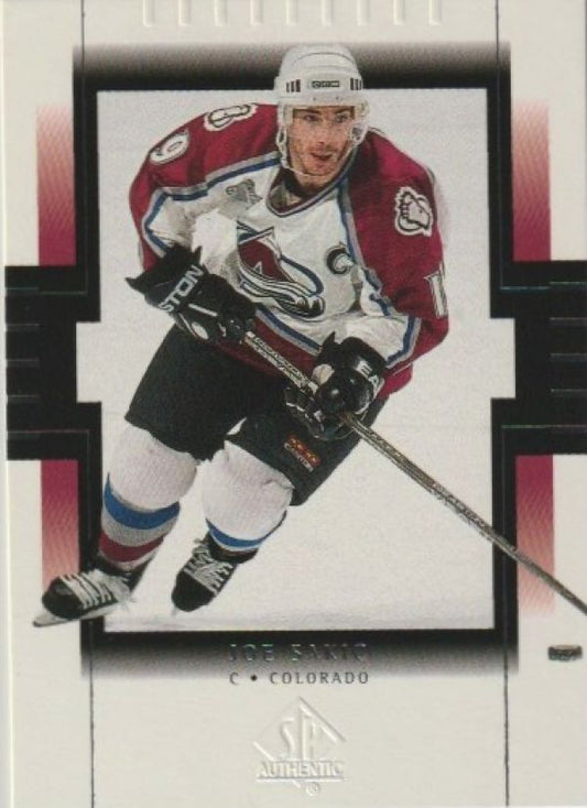 NHL 1999-00 SP Authentic - No 23 - Joe Sakic