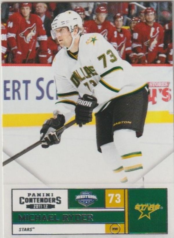 NHL 2011-12 Panini Contenders - No 73 - Michael Ryder