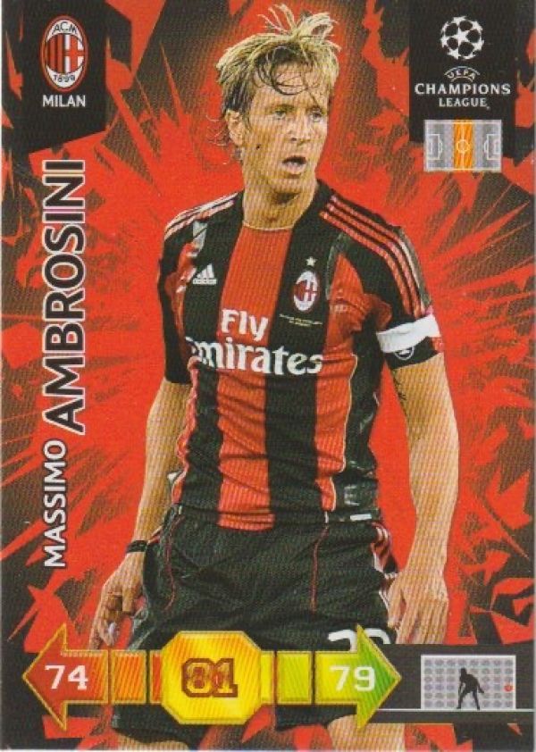 Football 2010-11 Panini Adrenalyn XL Champions League - No 197 - Massimo Ambrosini