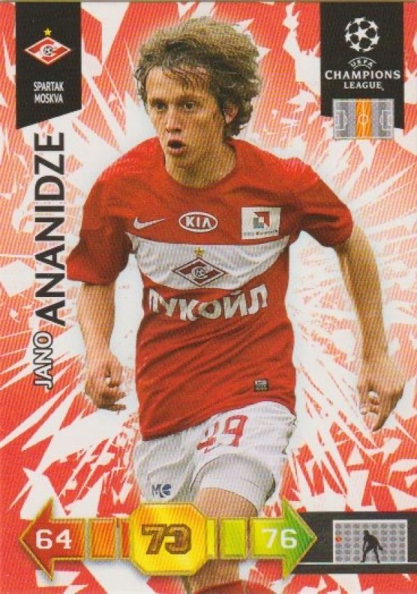 Football 2010-11 Panini Adrenalyn XL Champions League - No 316 - Jano Ananidze