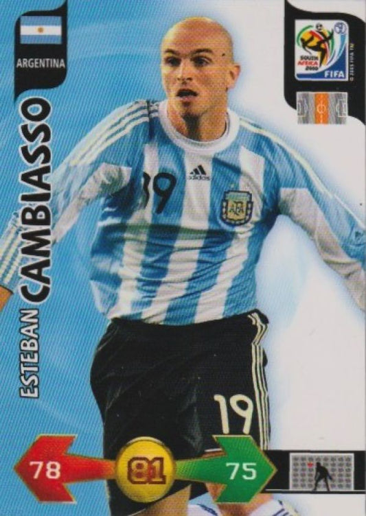 Fussball 2010 Panini Adrenalyn XL FIFA World Cup Südafrika - No 13 - Esteban Cambiasso