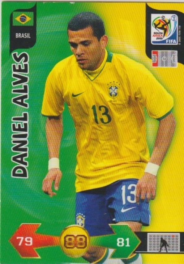 Soccer 2010 Panini Adrenalyn XL FIFA World Cup South Africa - No 36 - Daniel Alves