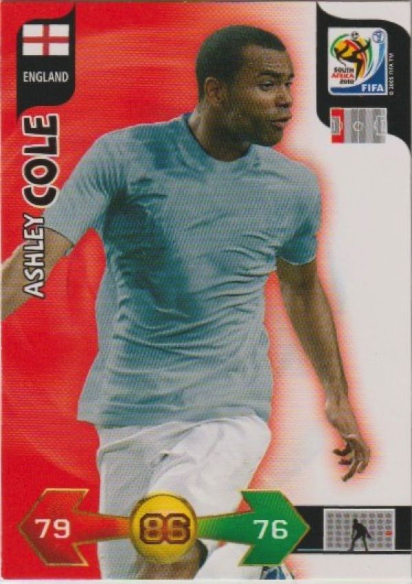 Soccer 2010 Panini Adrenalyn XL FIFA World Cup South Africa - No 110 - Ashley Cole