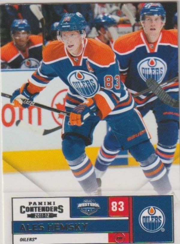 NHL 2011-12 Panini Contenders - No 83 - Ales Hemsky