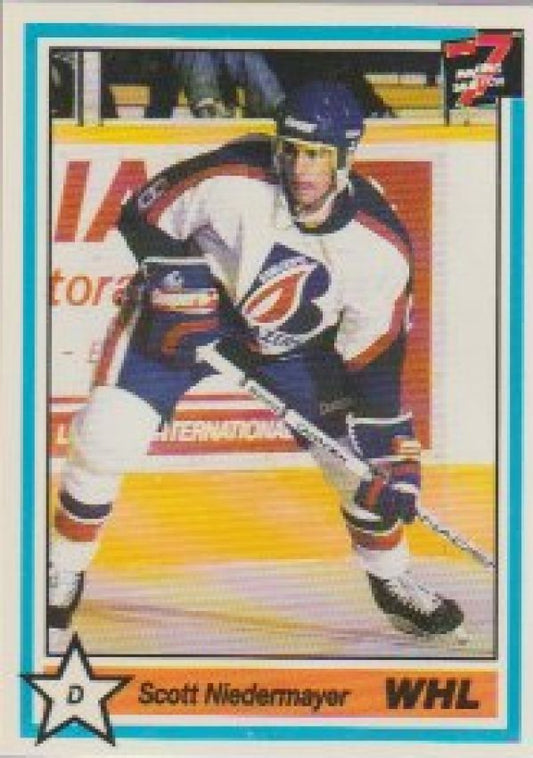 NHL 1990-91 7th Inning Sketch WHL - No 289 - Scott Niedermayer