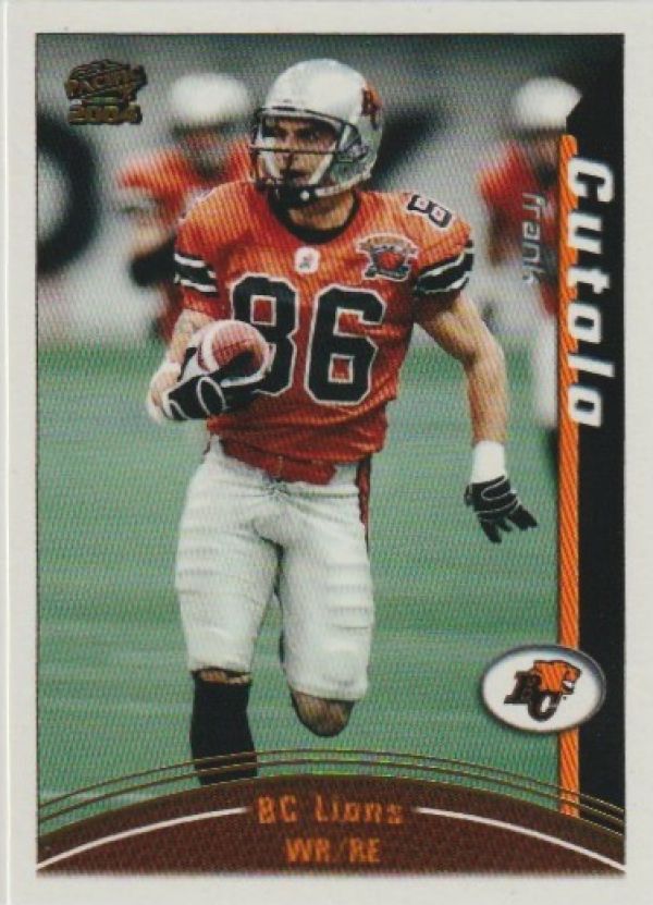 NFL 2004 Pacific CFL - No 4 - Frank Cutolo