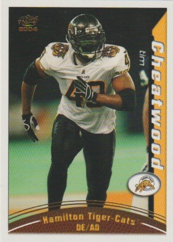 NFL 2004 Pacific CFL - No 40 - Tim Cheatwood