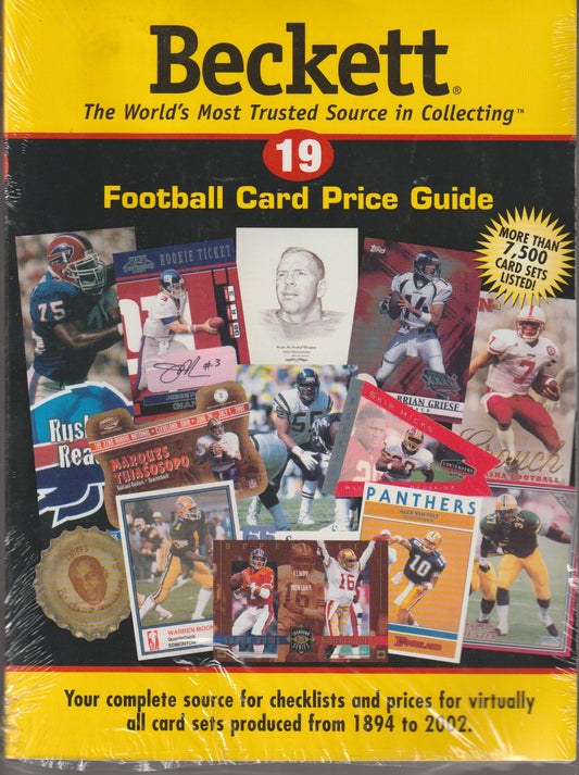 NFL 2002 Beckett Annual Catalog Number 19