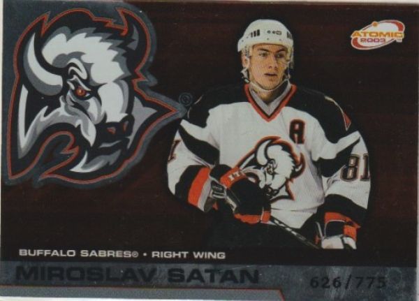 NHL 2002-03 Atomic Hobby Parallel - No 11 - Miroslav Satan