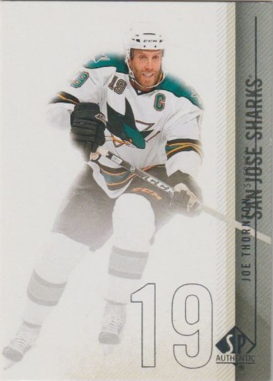 NHL 2010-11 SP Authentic - No 34 - Joe Thornton