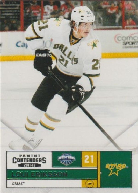 NHL 2011-12 Panini Contenders - No 21 - Loui Eriksson