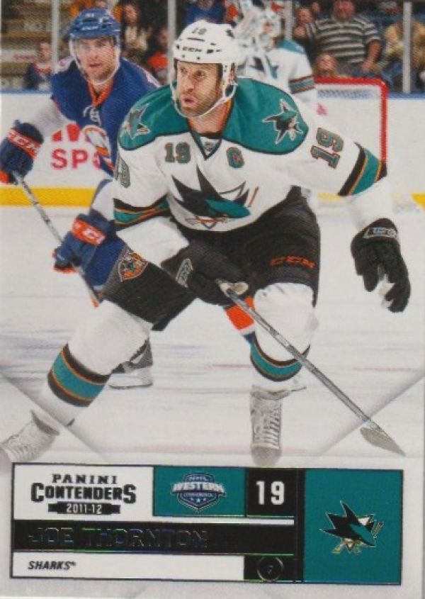 NHL 2011-12 Panini Contenders - No 19 - Joe Thornton