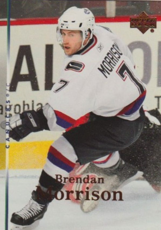 NHL 2007-08 Upper Deck - No 38 - Brendan Morrison