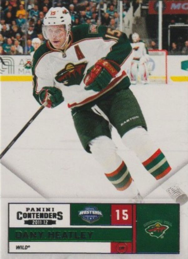 NHL 2011-12 Panini Contenders - No 15 - Dany Heatley