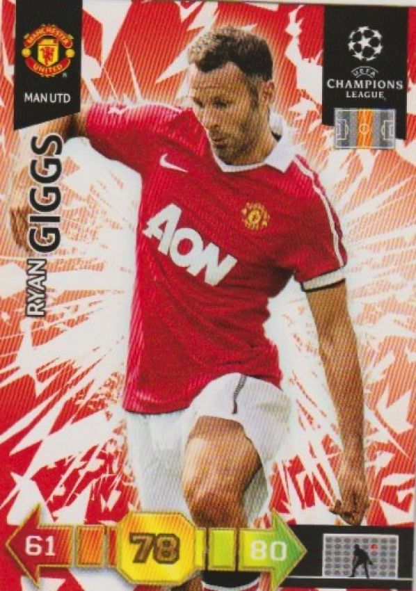 Fussball 2010-11 Panini Adrenalyn XL Champions League - No 161 - Ryan Giggs