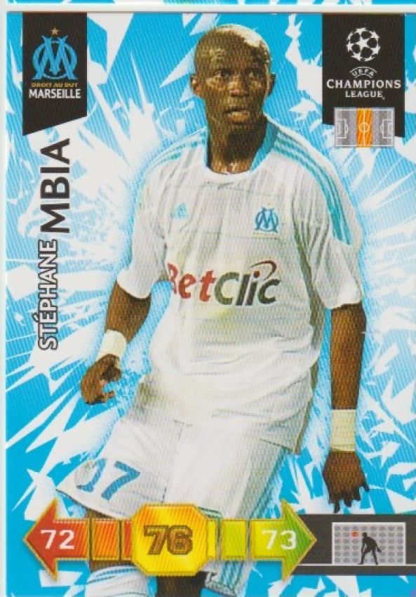 Fussball 2010-11 Panini Adrenalyn XL Champions League - No 180 - Stephane Mbia