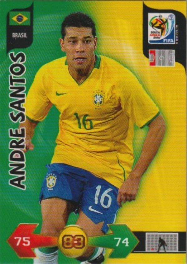 Soccer 2010 Panini Adrenalyn XL FIFA World Cup South Africa - No 37 - Andre Santos