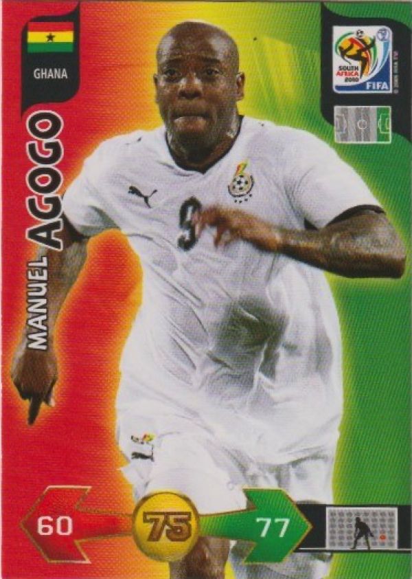 Soccer 2010 Panini Adrenalyn XL FIFA World Cup South Africa - No 167 - Manuel Agogo