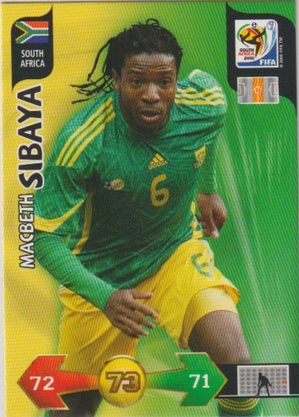 Soccer 2010 Panini Adrenalyn XL FIFA World Cup South Africa - No 313 - MacBeth Sibaya