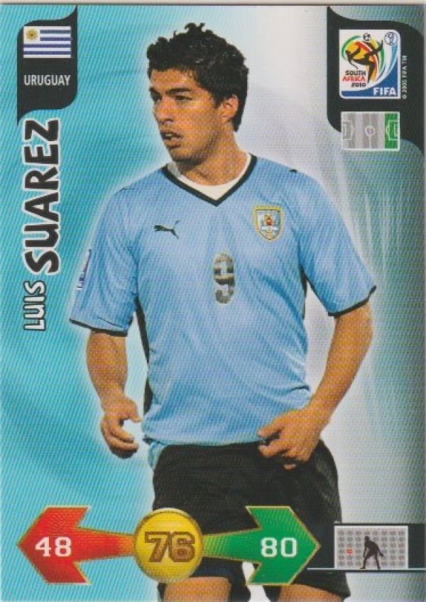 Soccer 2010 Panini Adrenalyn XL FIFA World Cup South Africa - No 335 - Luis Suarez