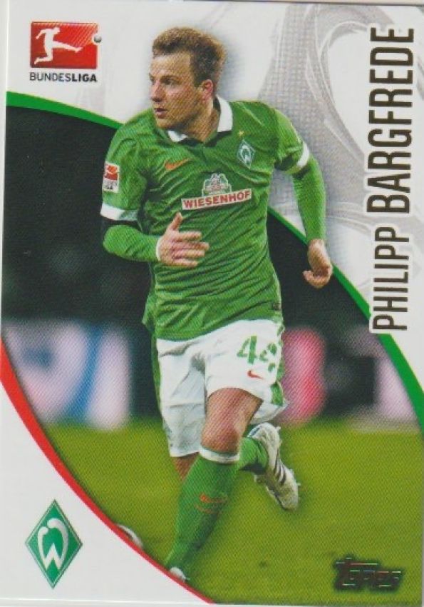 Soccer 2014-15 Topps Chrome - No 30 - Philipp Bargfrede