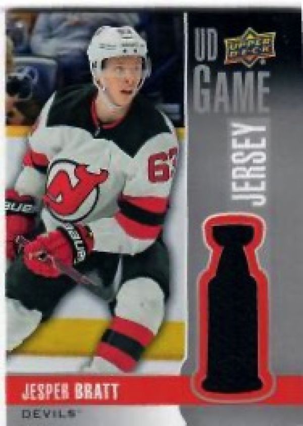 NHL 2019-20 Upper Deck Game Jerseys - No GJ-JB - Jesper Bratt