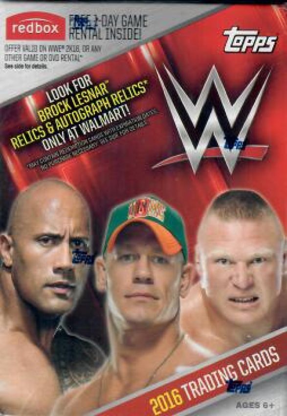 Wrestling 2016 Topps WWE Walmart Version