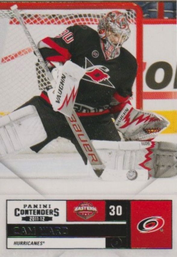 NHL 2011-12 Panini Contenders - No 95 - Cam Ward