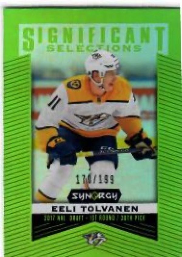 NHL 2018-19 Synergy Significant Selections Green - No SS-11 - Eeli Tolvanen