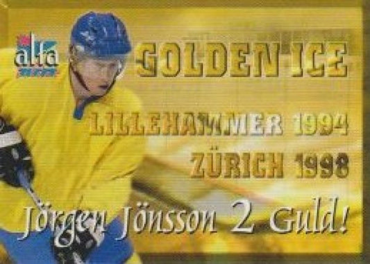NHL/SHL 2004-05 Swedish Alfabilder Alfa Stars Golden Ice - No GI 9 von 12 - Jörgen Jönsson