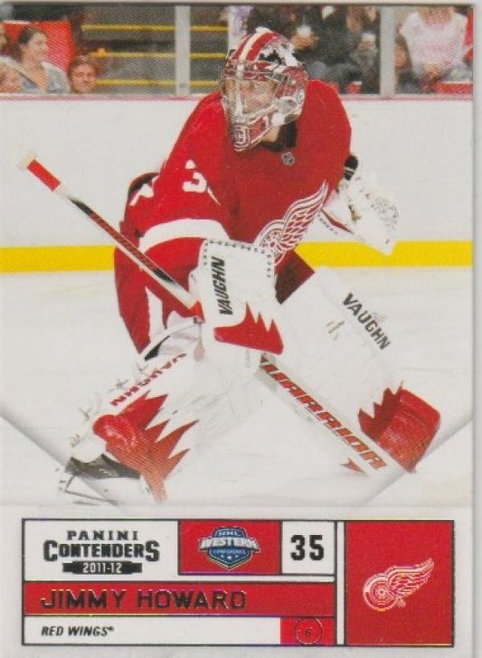 NHL 2011-12 Panini Contenders - No 93 - Jimmy Howard