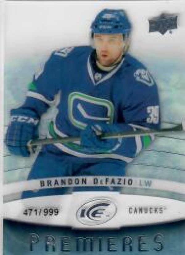 NHL 2014-15 Upper Deck Ice - No 85 - Brandon DeFazio