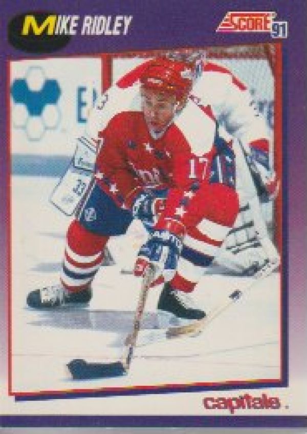 NHL 1991-92 Score American - No 283 - Mike Ridley