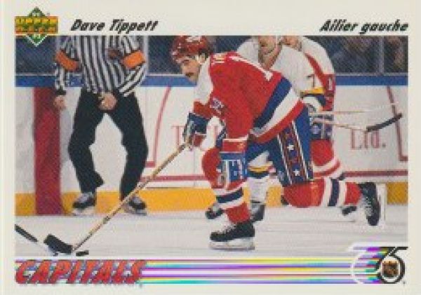 NHL 1991-92 Upper Deck French - No 480 - Dave Tippett