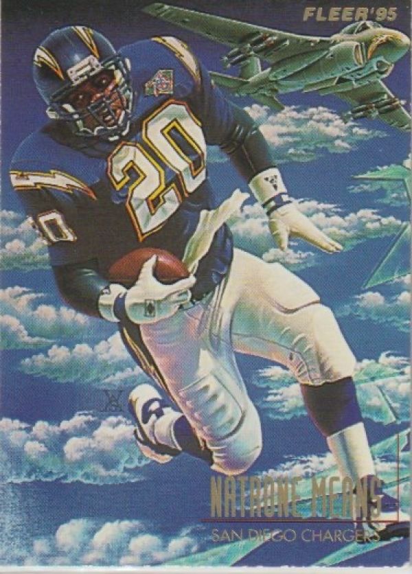 NFL 1995 Fleer Pro-Vision - No 1 of 6 - Natrone Means