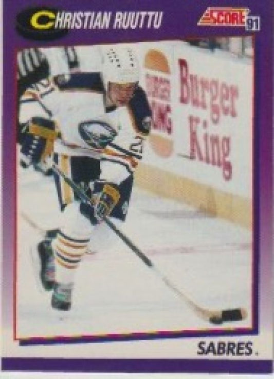 NHL 1991-92 Score American - No 45 - Christian Ruuttu