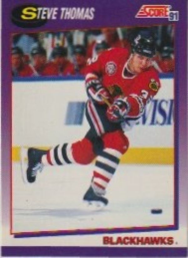 NHL 1991-92 Score American - No 94 - Steve Thomas