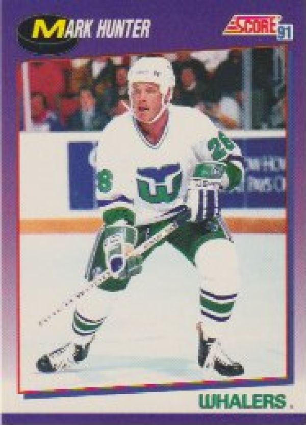 NHL 1991-92 Score American - No 156 - Mark Hunter