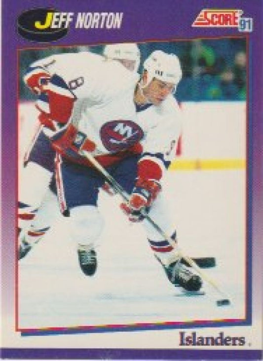 NHL 1991-92 Score American - No 222 - Jeff Norton