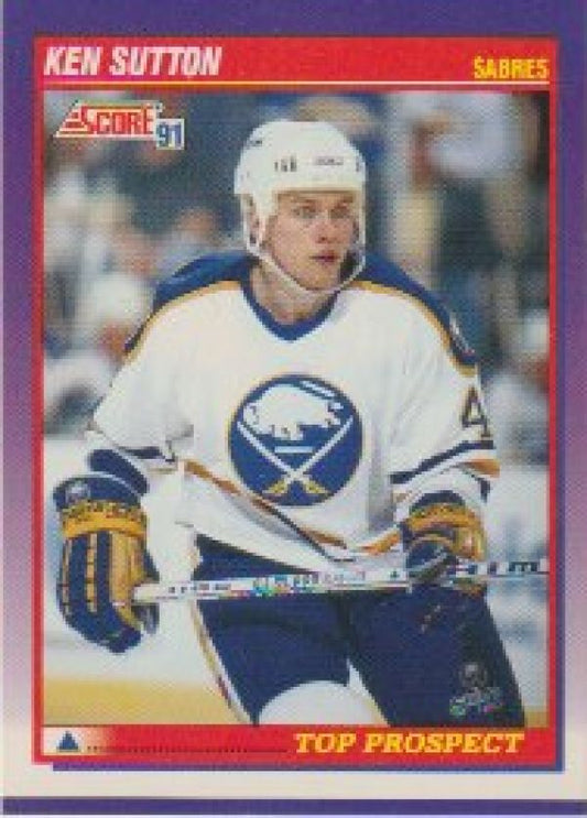 NHL 1991-92 Score American - No 393 - Ken Sutton