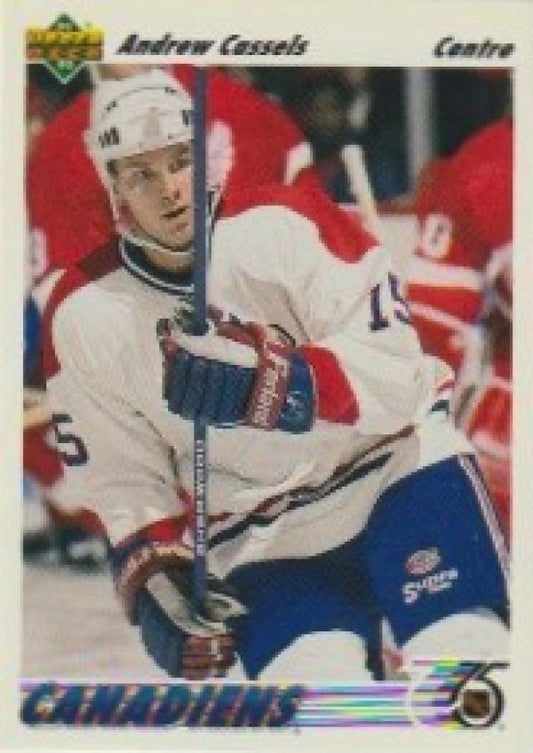 NHL 1991-92 Upper Deck French - No. 379 - Andrew Cassels