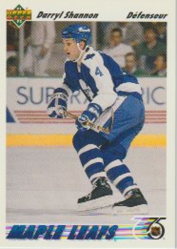 NHL 1991-92 Upper Deck French - No 493 - Darry Shannon