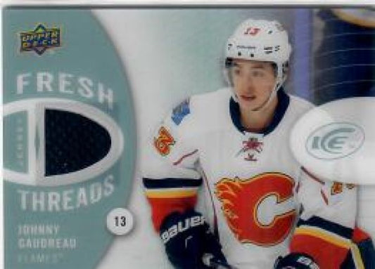 NHL 2014-15 Upper Deck Ice Fresh Threads - No FT-JG - Johnny Gaudreau