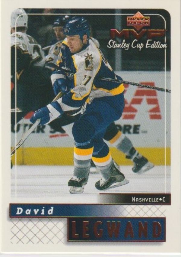 NHL 1999-00 Upper Deck MVP SC Edition - No 97 - David Legwand