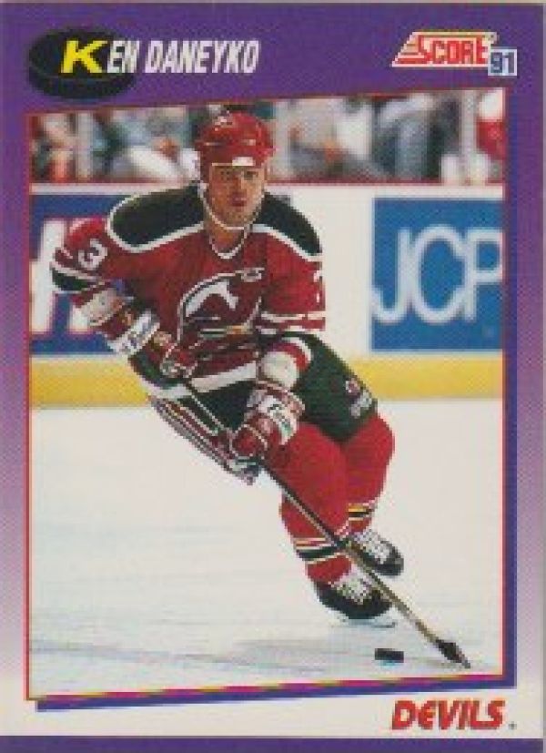 NHL 1991-92 Score American - No 46 - Ken Daneyko