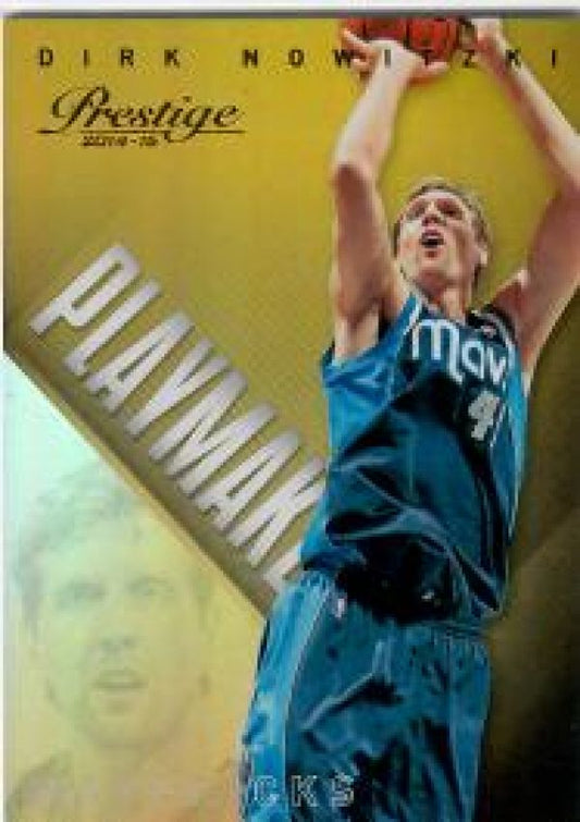 NBA 2014-15 Prestige Plus Playmakers - No 10 - Dirk Nowitzki